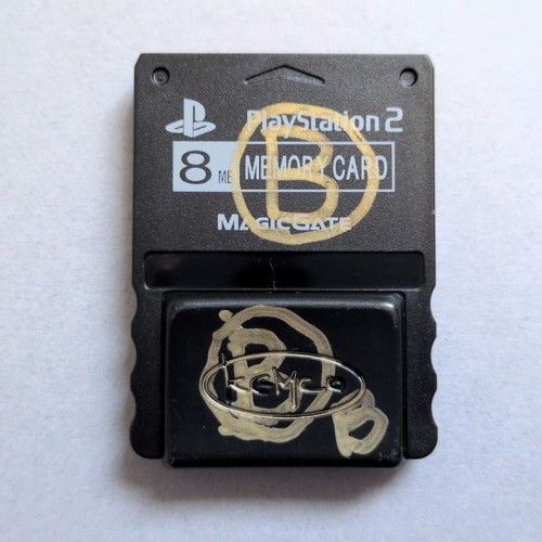 Ps2 memory card - black, kemco