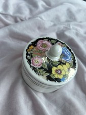 Wedgewood Trinket Box Bone China floral lustre susie cooper design 