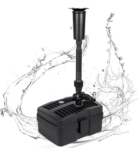 Pond filter fountain - fountain, pump