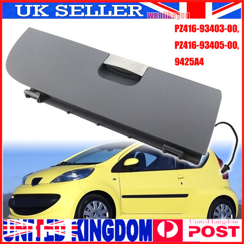 Rhd glove box lid cover - rhd, grey