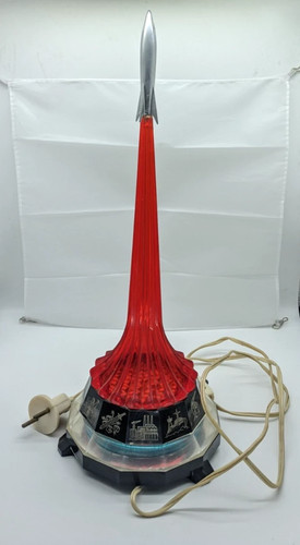 Rocket night light - light, soviet