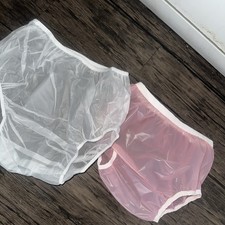x2 Plastic pants Waterproof