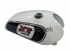 Yamaha XT500 White Painted Fuel Petrol Gas Tank 1980'S Model With Cap