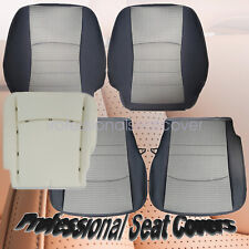 For Dodge Ram 2009-2012 Driver & Passenger Side Seat Cover & Foam Cushion Gray