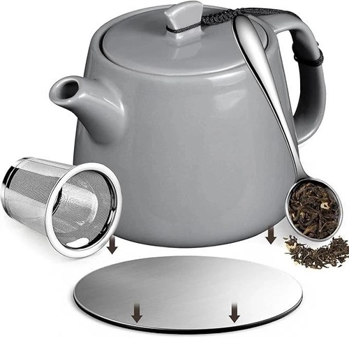 Ceramic teapot with - ceramic,