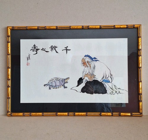 Gold faux bamboo - faux, frame