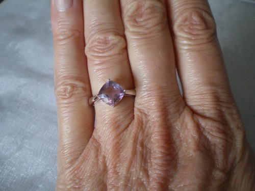 Purple fluorite ring size - ring,,