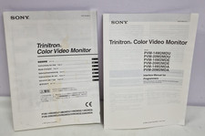Sony Trinitron PVM-14M2MD Colour Video Monitor User and Interface Manuals.