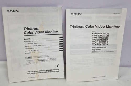 Sony trinitron pvm - sony,
