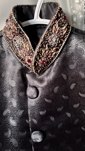 Sherwani boys pakistani black - boys,
