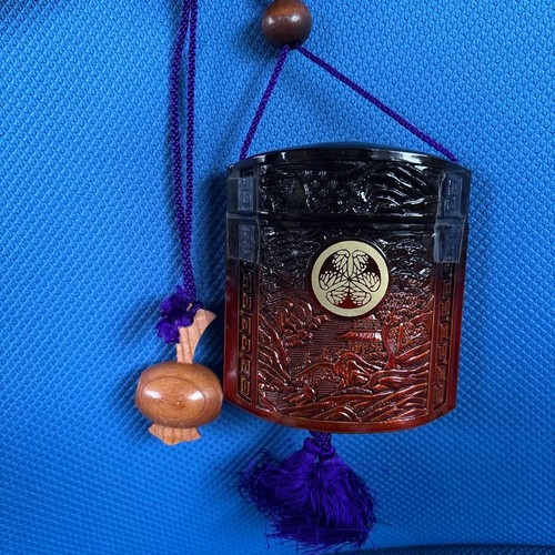 Inro case reddish - reddish, brown