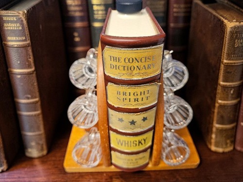 Vintage ceramic decanter book - vintage,