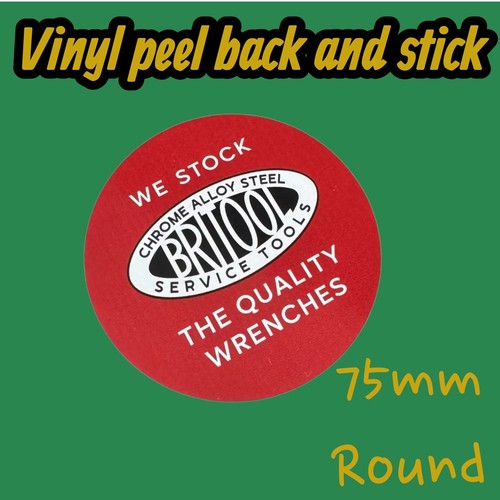 Stock britool vinyl sticker - we,