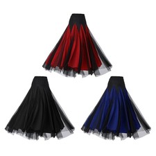 Women Ballroom Dance Skirt