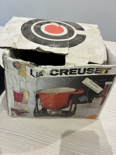 Vintage creuset fondue set - le,