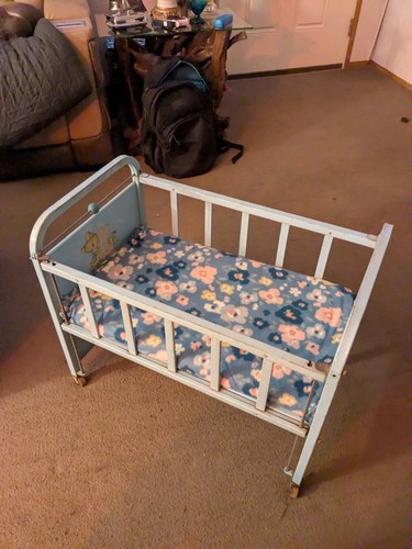 Vintage amsco doll crib - amsco, w/