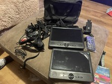 Silvercrest In-Car Entertainment Portable DVD Player Dual 9inch Screens 🇩🇪BNIB