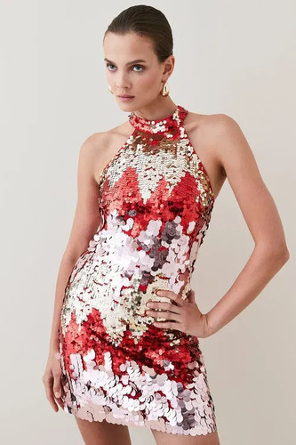 Karen millen red gold - karen,