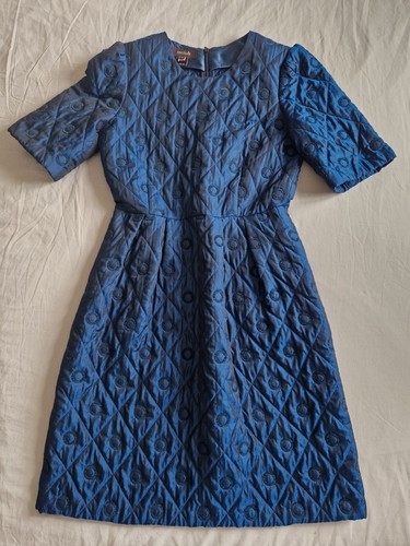 Moloh blue quilted embroidered - moloh,