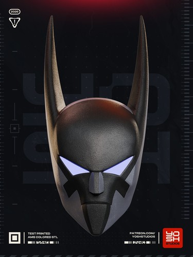 Batman beyond helmet 3d - batman,