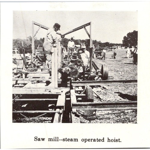 Saw mill steam operated hoist - steam,