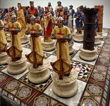 Crusaders Chess Set Handmade