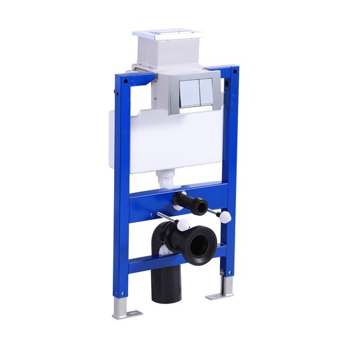 Wall hung toilet frame with - frame,