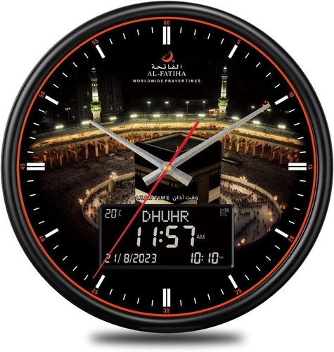 Led muslim prayer clock - led,