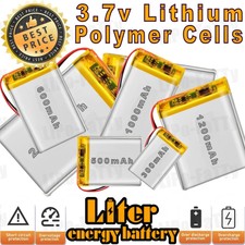 3.7v Batteries Rechargeable