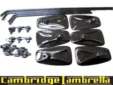  Six Chrome Mirrors with 2