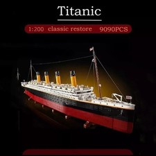 10294 Titanic building blocks icons 9090 pieces MOC exclusive gifts toys DE
