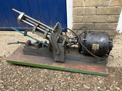 Vintage metal power saw - metal,