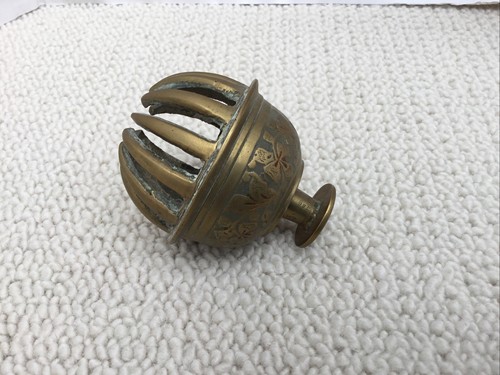 Vintage brass elephant claw - brass,