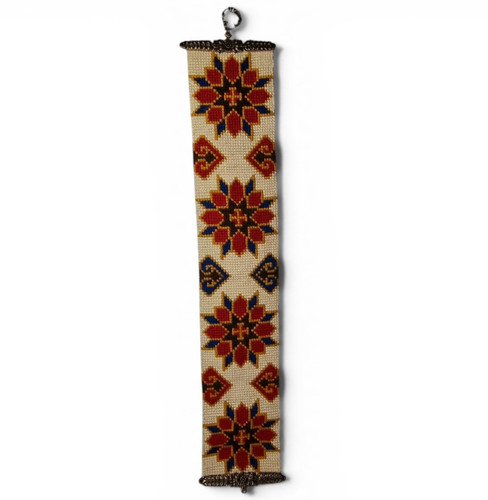 Vtg needlepoint bell pull - needlepoint,