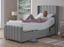 Restwell Winged Panel Electric Adjustable Beds Mobility & Memory Foam Mattress