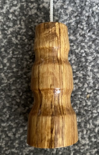 Handturned wooden light - handturned,