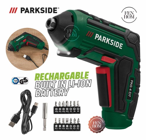 Parkside cordless screwdriver - parkside,