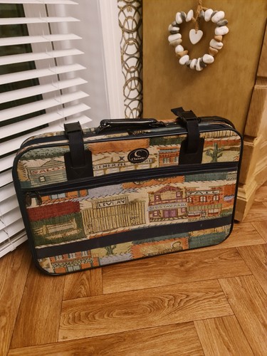 Vintage suitcase tapestry - suitcase,