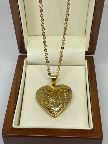 Gold large double love - double,