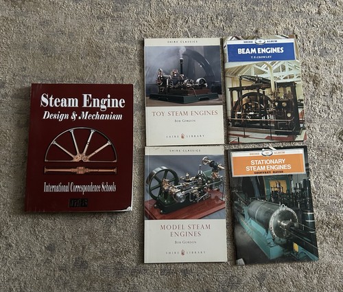 Vintage steam engine book - engine,