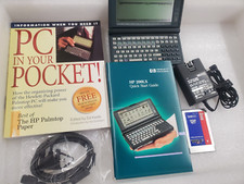 Vintage Rare HP 200LX Palmtop Handheld 2MB RAM DOS w/ Accessories
