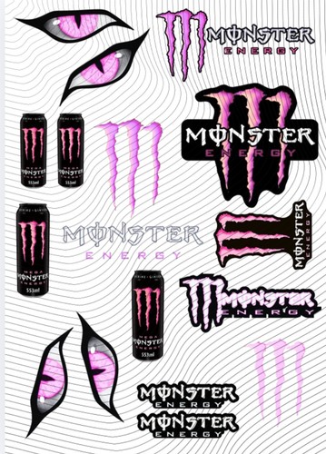 Stickers energy drink - a4,