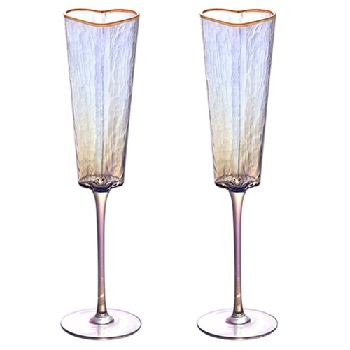 2pcs gold rimmed - 2pcs,
