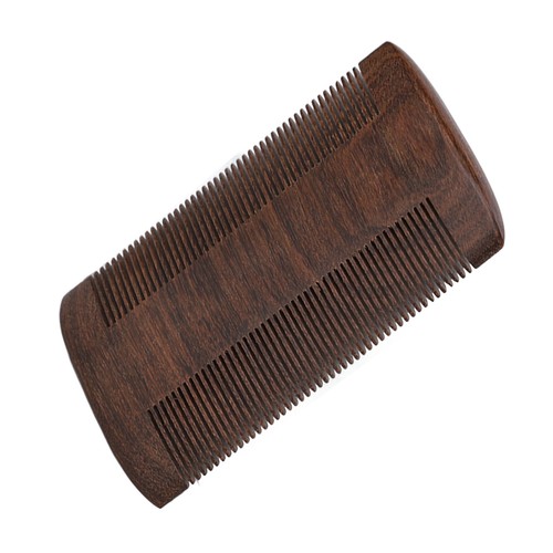 Beard comb black - beard, sandalwood