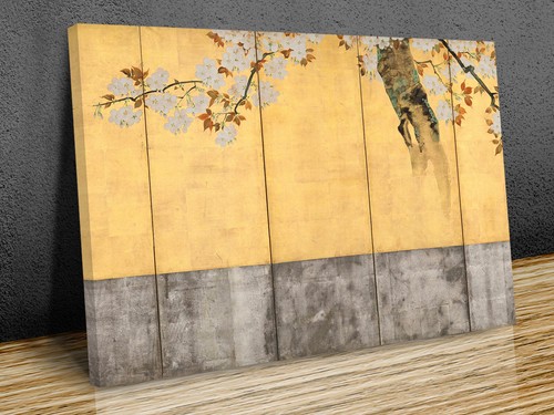 Blossoming cherry trees canvas - blossoming,
