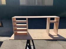 bespoke plywood office desk organiser, plywood desk, office desk, work from home