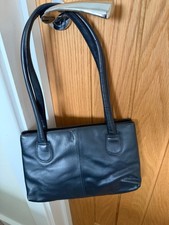 Gigi Navy Leather 2 Handled