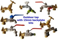 Outdoor garden tap+15 mm