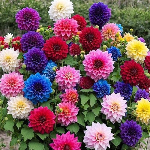 Dahlia variabilis opera - dahlia, dwarf