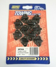 Trailer Cover Tie Down Hooks x 10 Maypole MP994 Camping, Trailer, Holiday